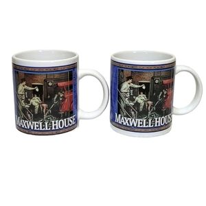 Vintage Maxwell House Coffee Cups / Mugs (Set of 2)